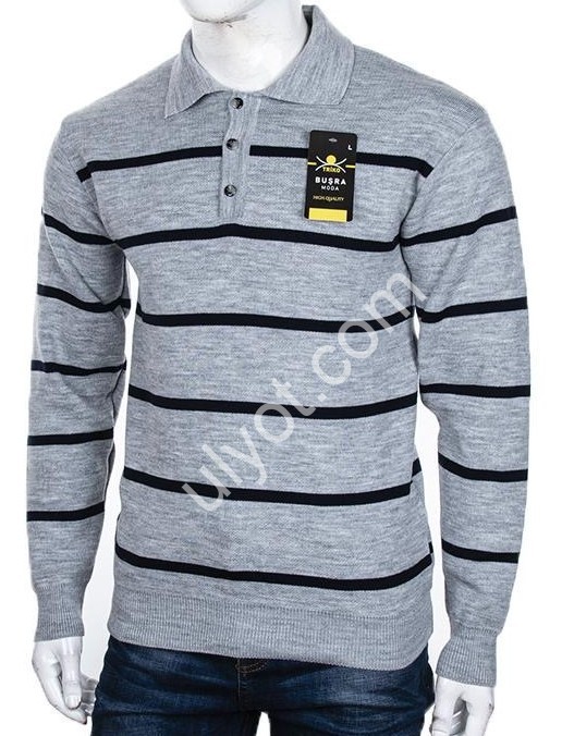 СВИТЕР (M-2XL) СЕРЫЙ M951