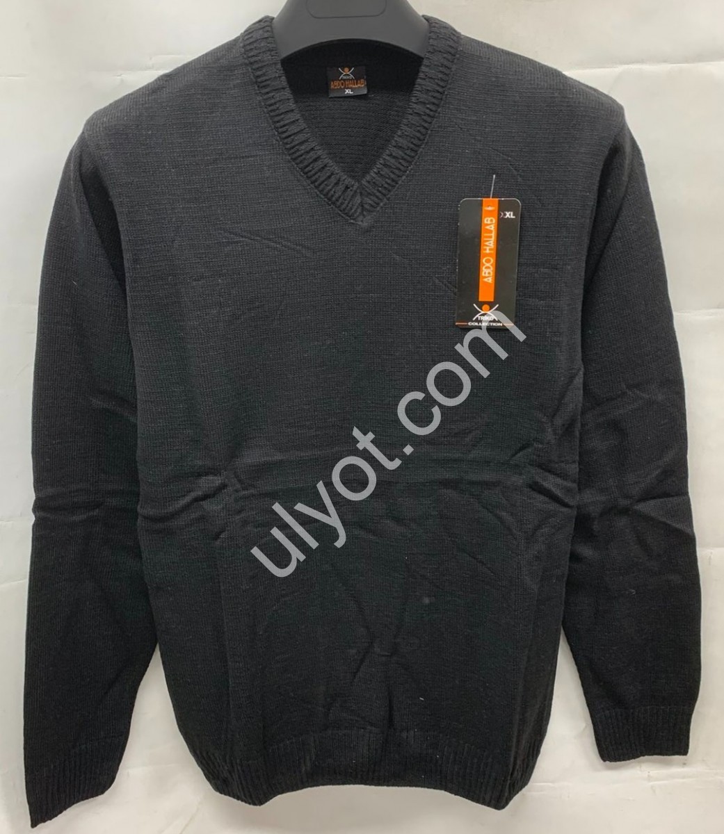 СВІТЕР (M-XL) ЧОРНИЙ M1770-3