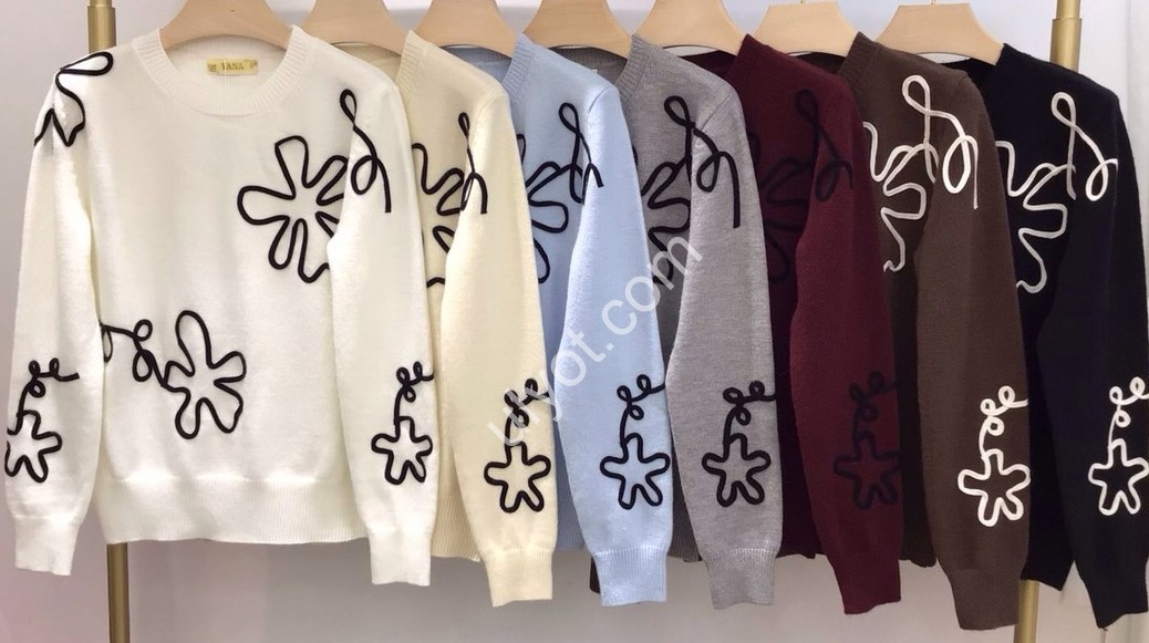 СВИТЕР (ONE SIZE 48-52) МИКС 3035