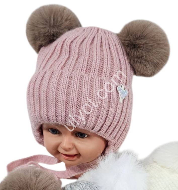 ШАПКА (ONE SIZE 50-52) ФЛИС МИКС 