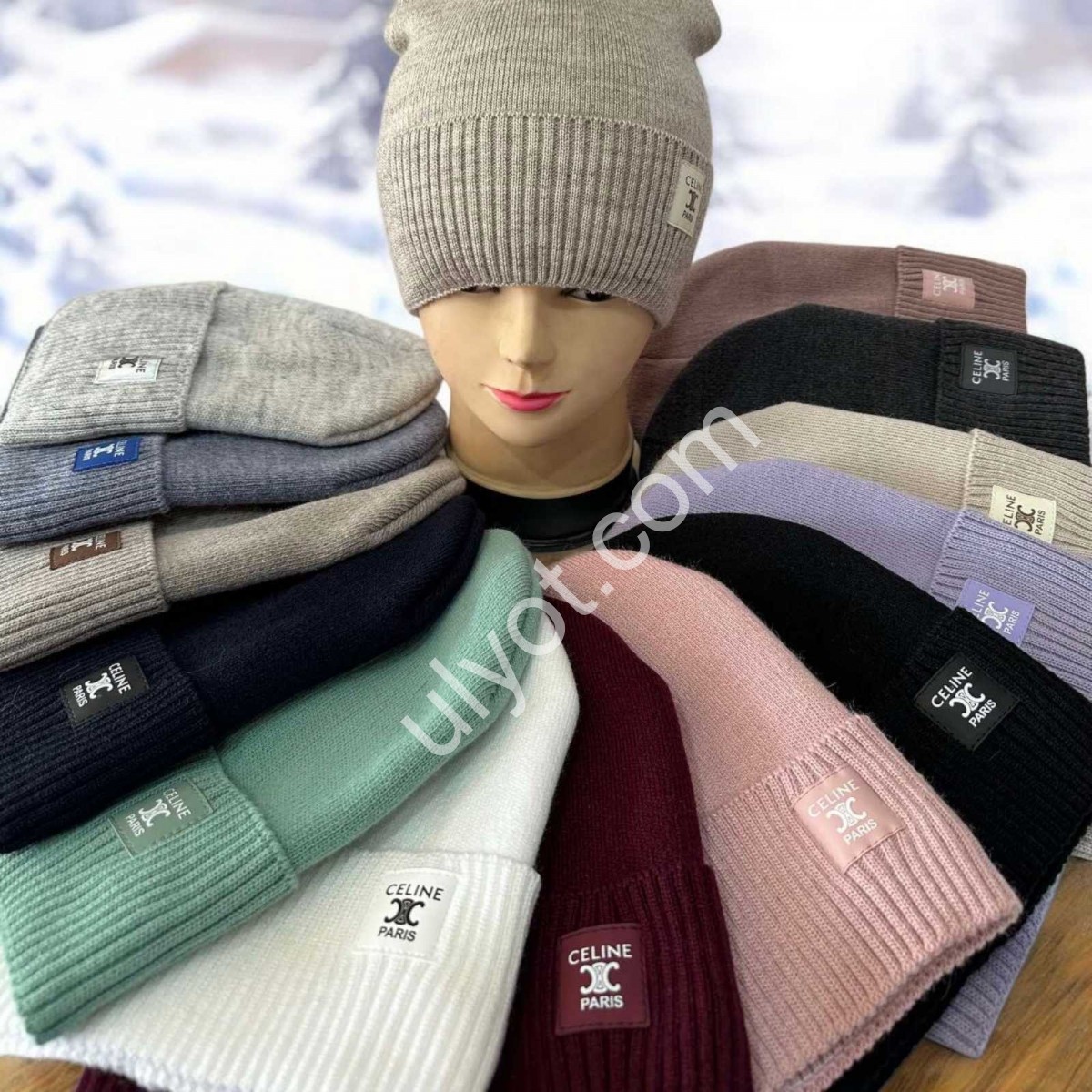 ШАПКА CH1 (ONE SIZE 54-58) ФЛИС МИКС 