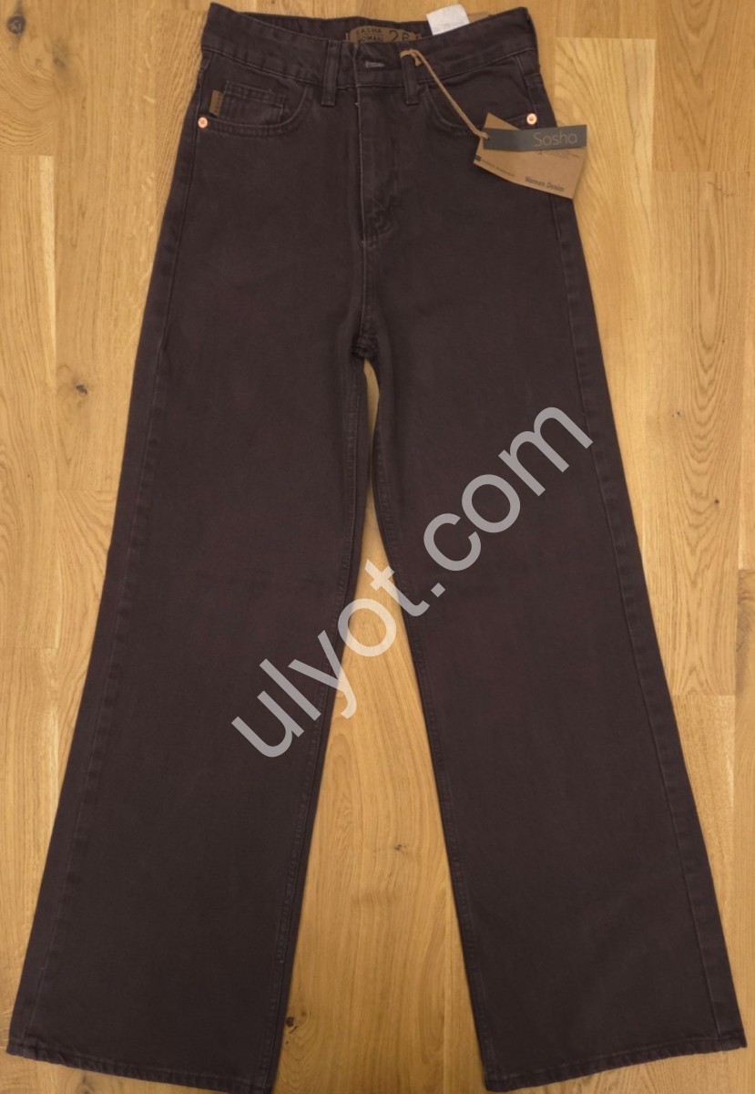 ДЖИНСЫ SASHA (26-31) ШОКОЛАД 2380