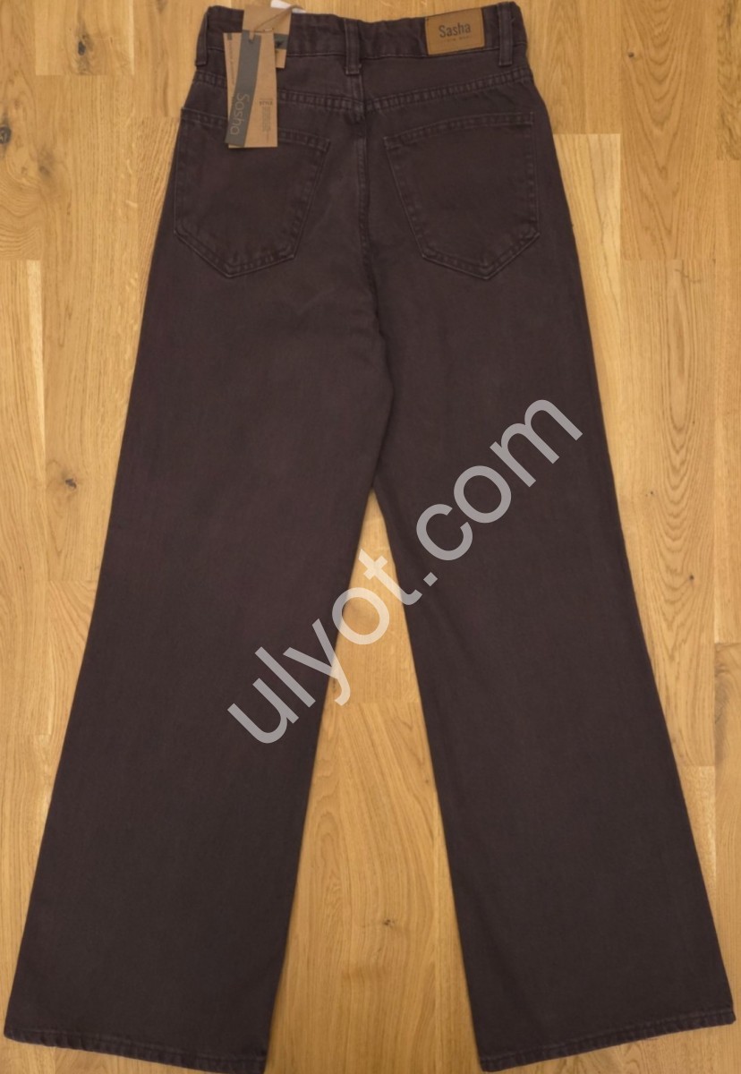 ДЖИНСЫ SASHA (26-31) ШОКОЛАД 2380
