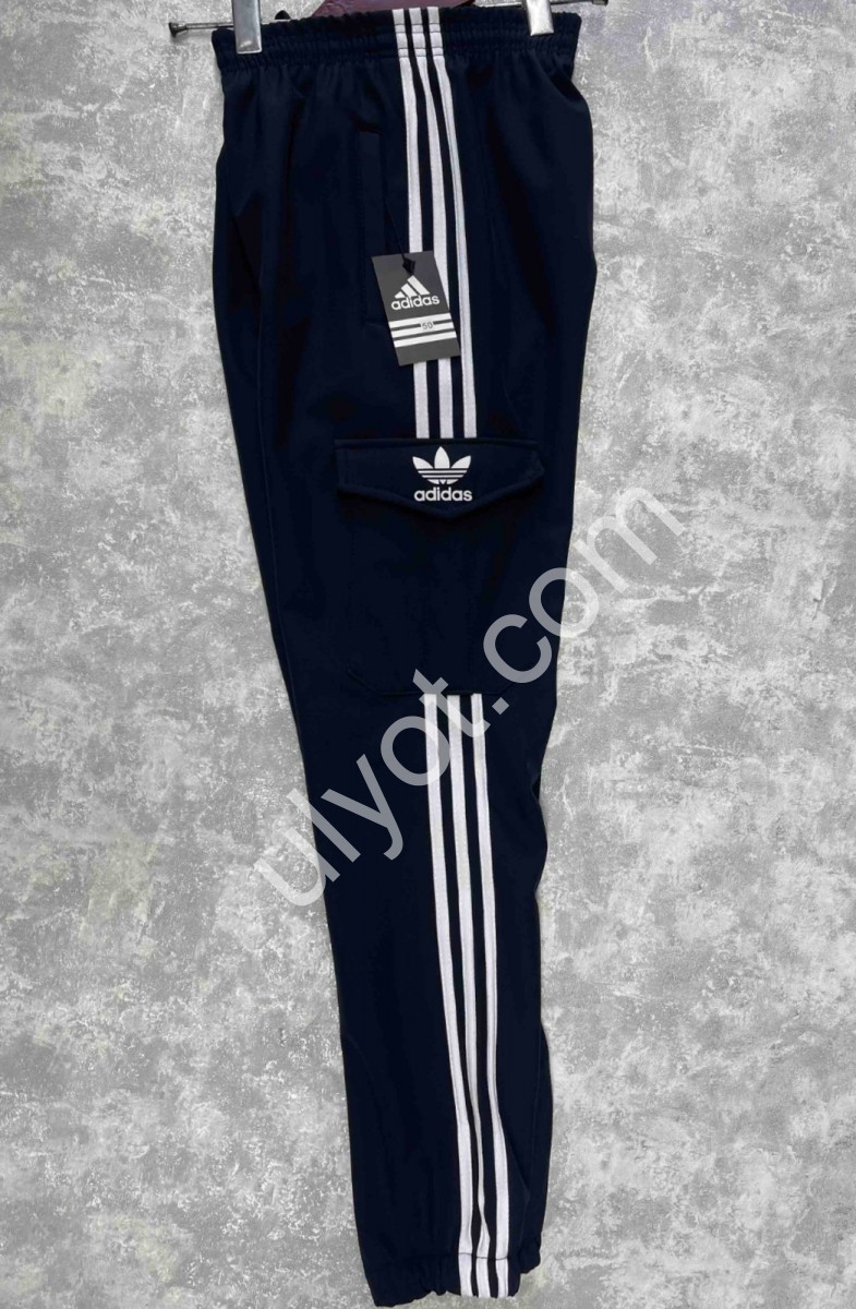 СПОРТ.ШТАНЫ A01 (48-58) ФЛИС МАНЖЕТ Т.СИНИЙ 502