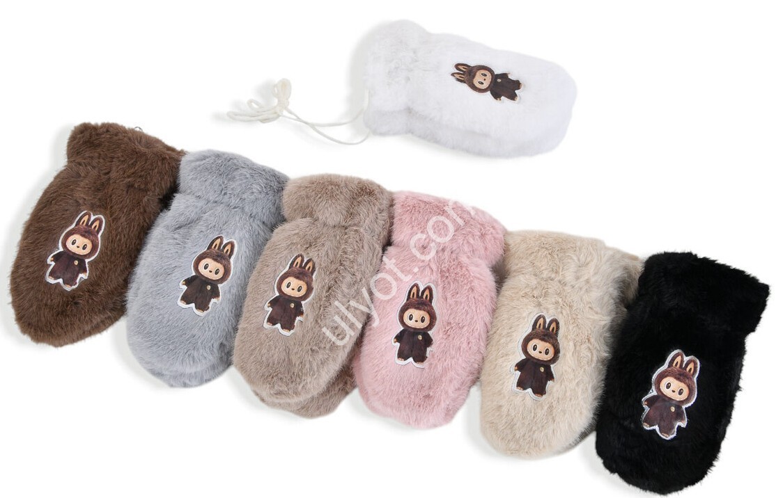 ВАРЕЖКИ (8-12 ЛЕТ) МЕХ МИКС NY2