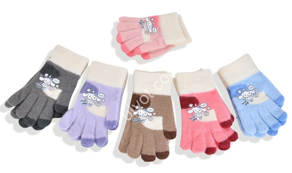 ПЕРЧАТКИ (6-10 ЛЕТ) МИКС 2528