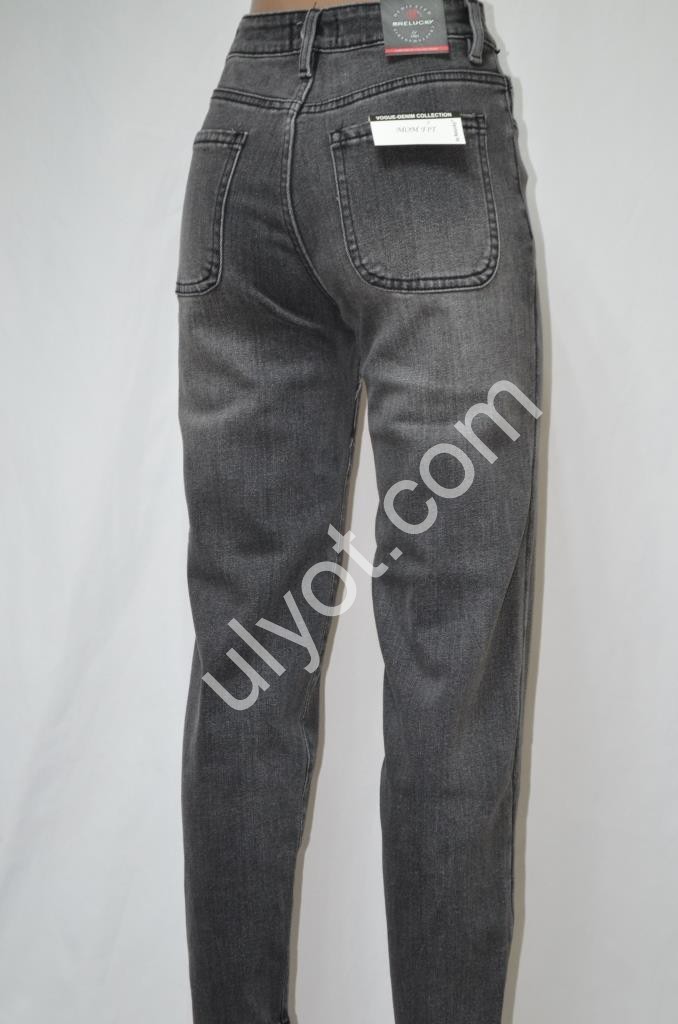 ДЖИНСЫ RELUCKY (25-30) БАЙКА ГРАФИТ M674-6