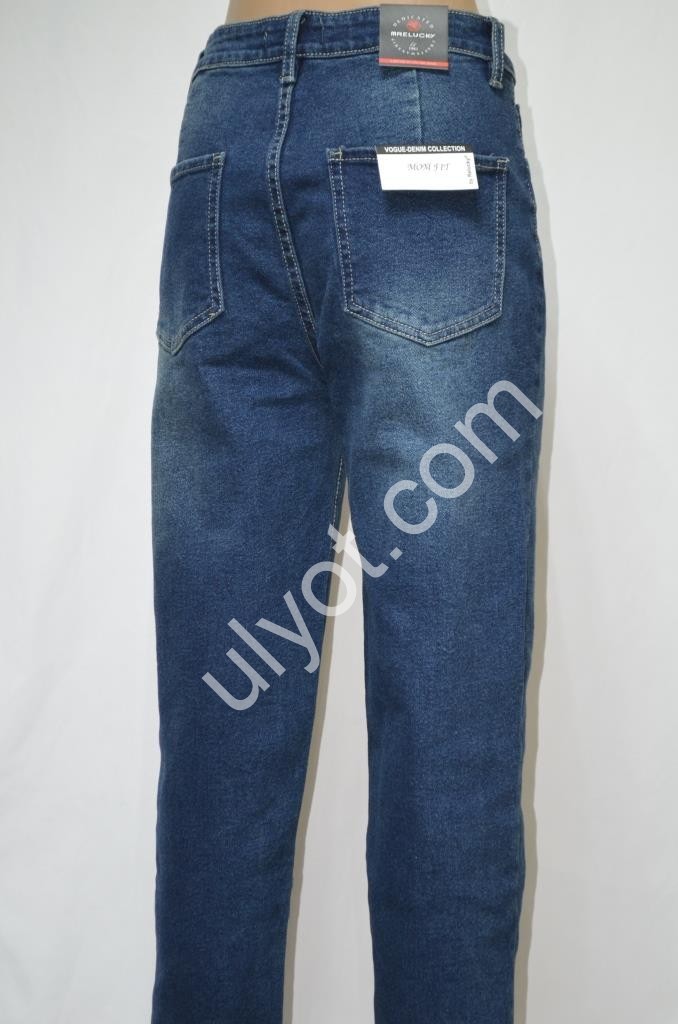 ДЖИНСЫ RELUCKY (28-33) БАЙКА Т.СИНИЙ M0553-6