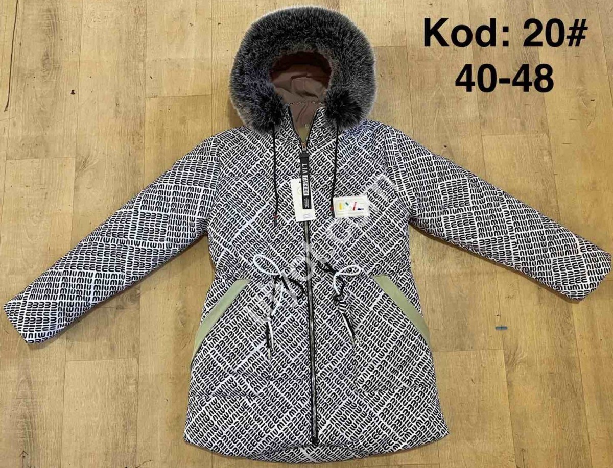 КУРТКА M40 (13-17 РОКІВ) Хутро СІРИЙ 20
