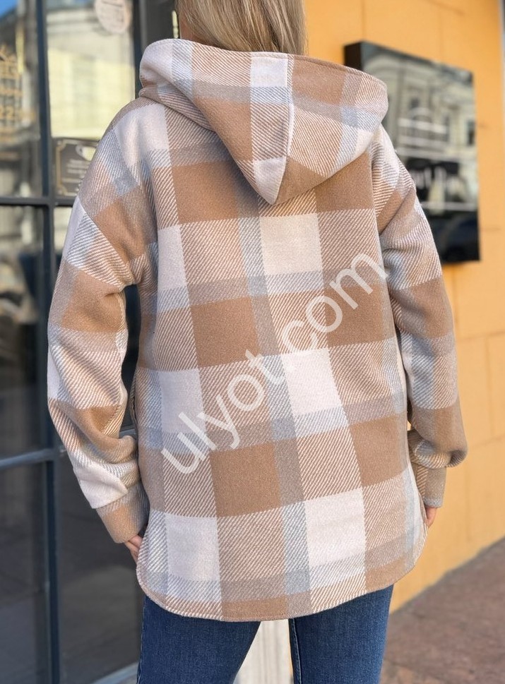 Фото 1 КУРТКА-СОРВІШКА (42-48) БІЛИЙ+БІЖ 224