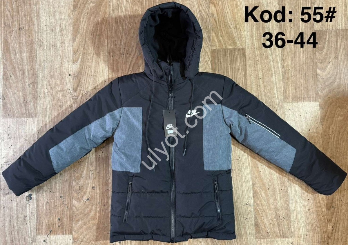 КУРТКА N02 (9-13 ЛЕТ) ЧЕРНЫЙ 55