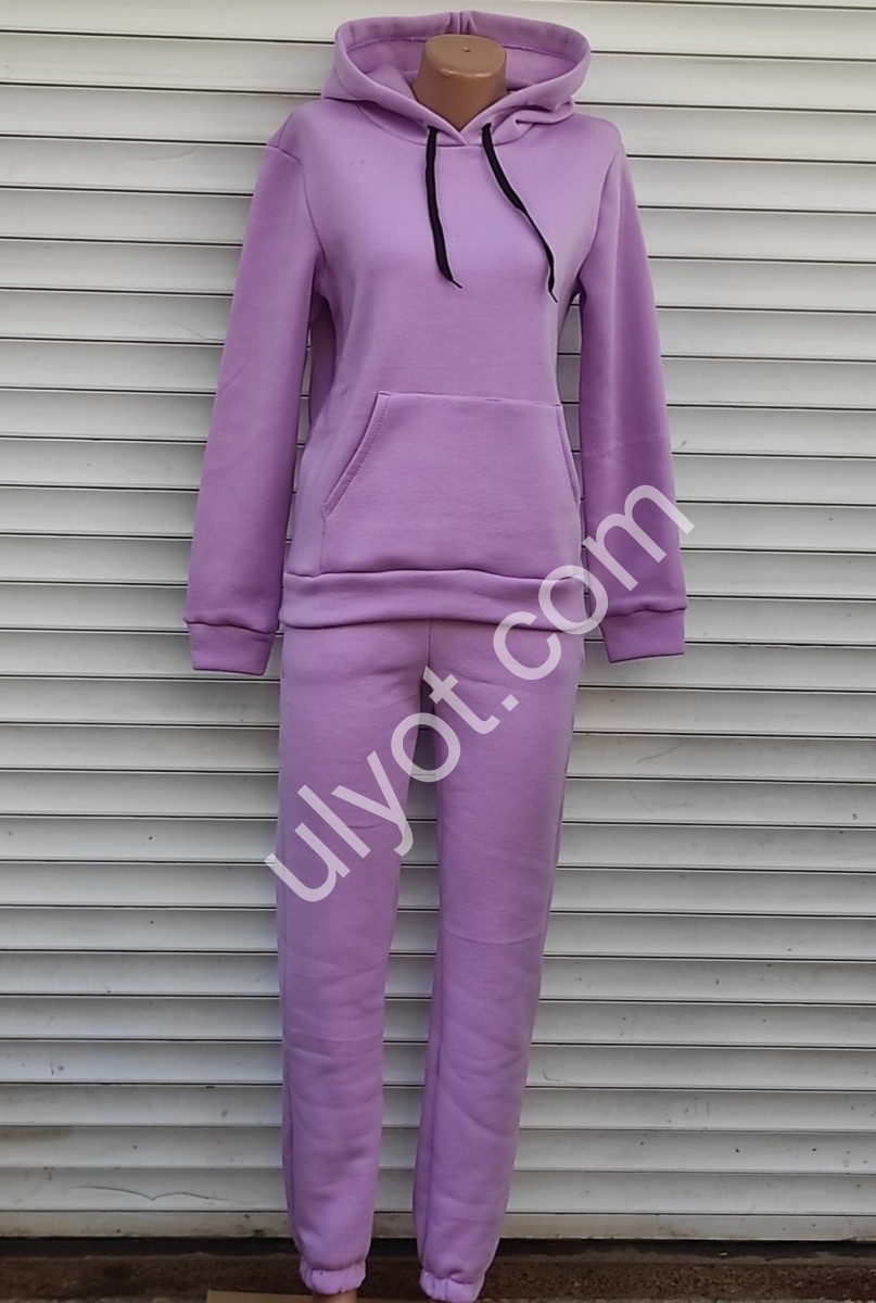 СПОРТ.КОСТЮМ (48-54) ЛИЛОВЫЙ РЕЗИНКА 