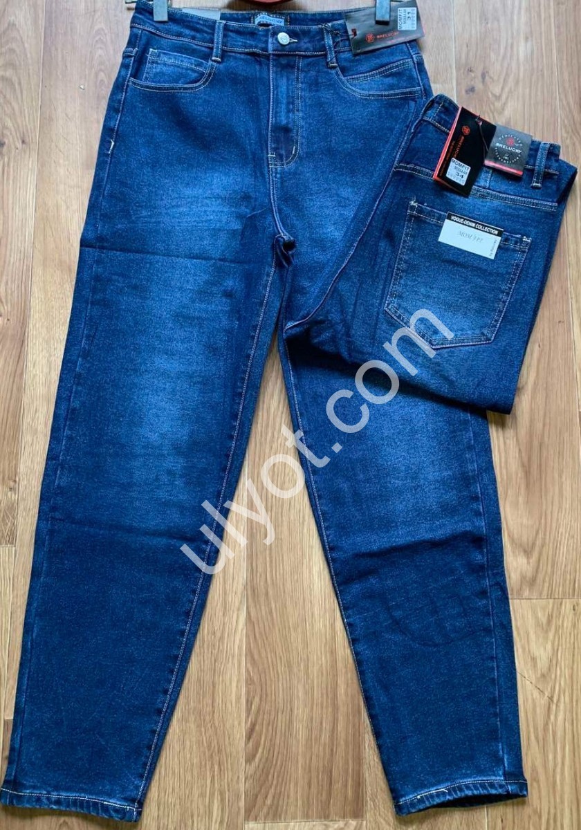 ДЖИНСЫ RELUCKY (31-38) БАЙКА Т.СИНИЙ M0554-6