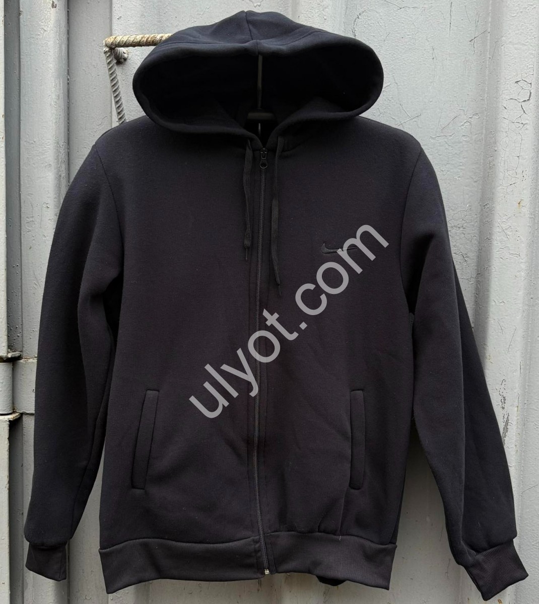 СПОРТ.КОФТА N02 (46-54) ФЛИС ЧЕРНЫЙ 