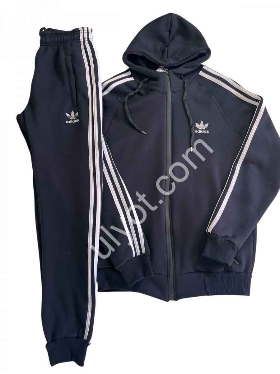 СПОРТ. КОСТЮМ A01 (48-56) МАНЖЕТ Т.СИНІЙ