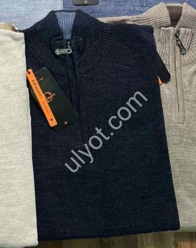 СВИТЕР DEVANTI (L-2XL) Т.СИНИЙ 73501-2