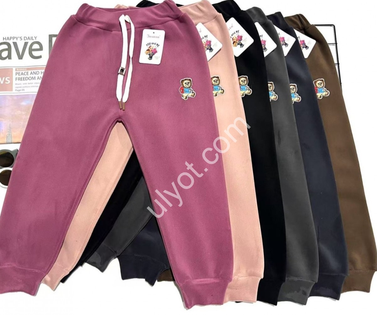 СПОРТ.ШТАНИ (2-5ЛІТ) ФЛІС МАНЖЕТ МІКС 654-1