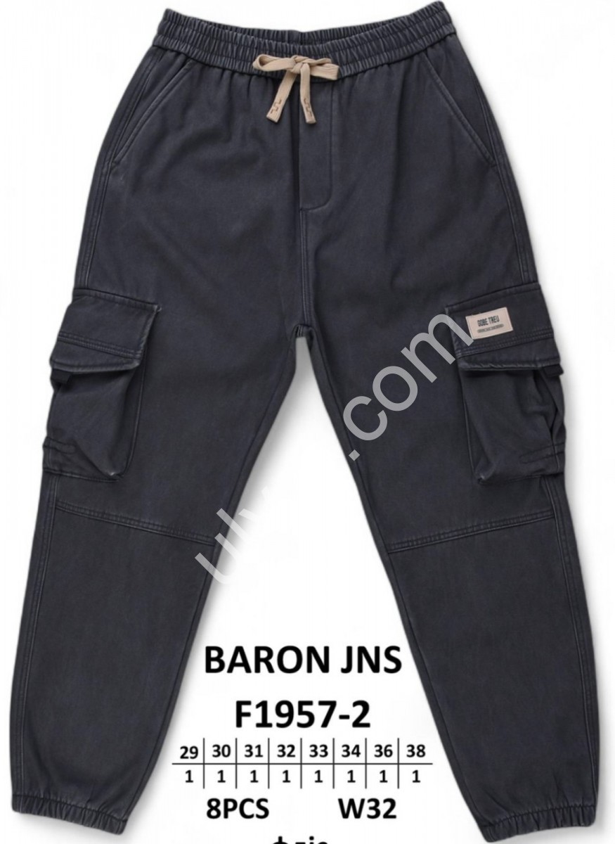 ДЖИНСИ BARON (29-38) ФЛІС ЧОРНИЙ 1957-2