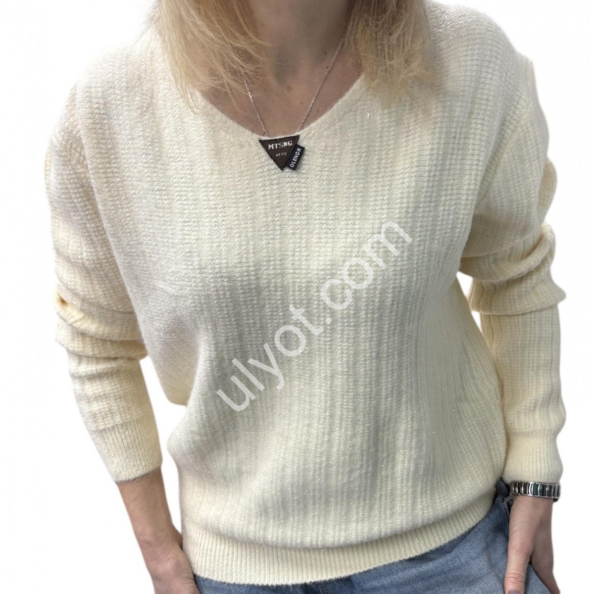 Фото 2 СВІТЕР (ONE SIZE 46-52) МІКС 25415