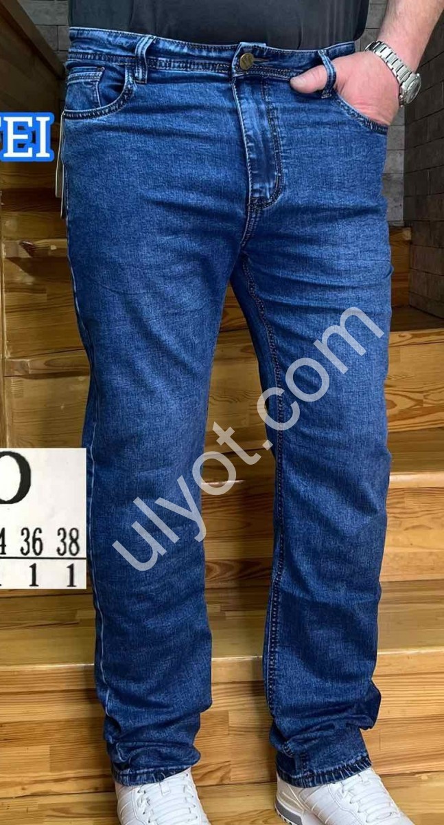 ДЖИНСЫ LONGFEI (29-38) Т.СИНИЙ 380