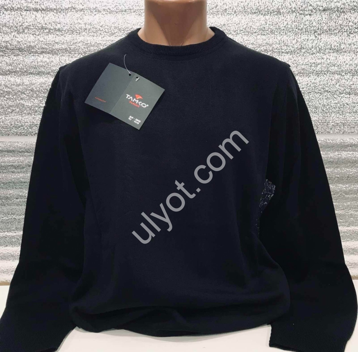 СВІТЕР TAMKO (M-2XL) ЧОРНИЙ