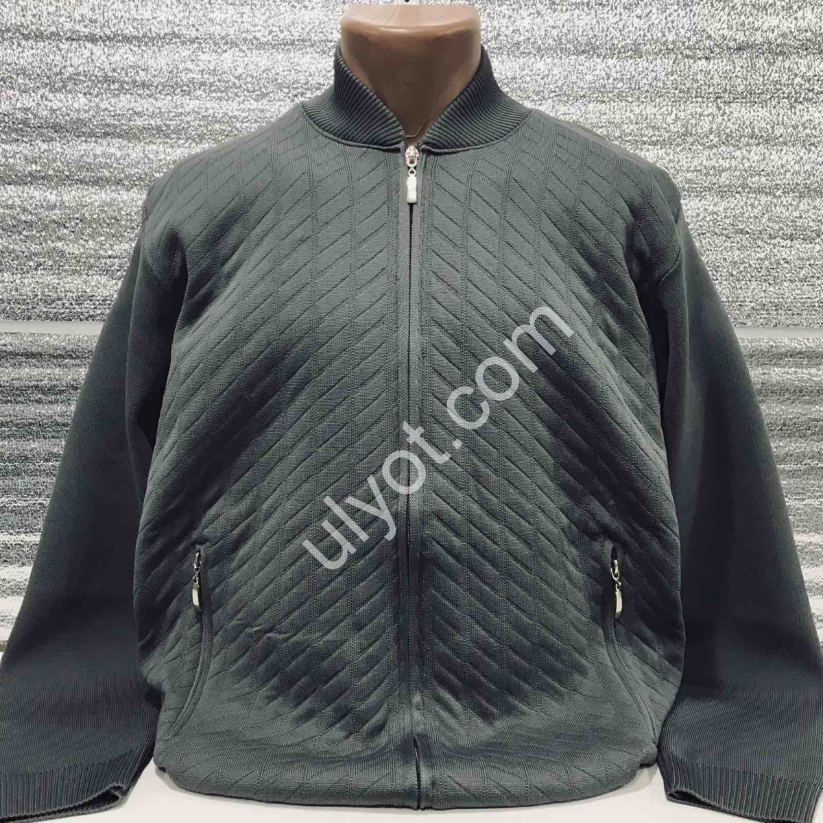 БОМБЕР EVS (L-2XL) СІРИЙ 3001