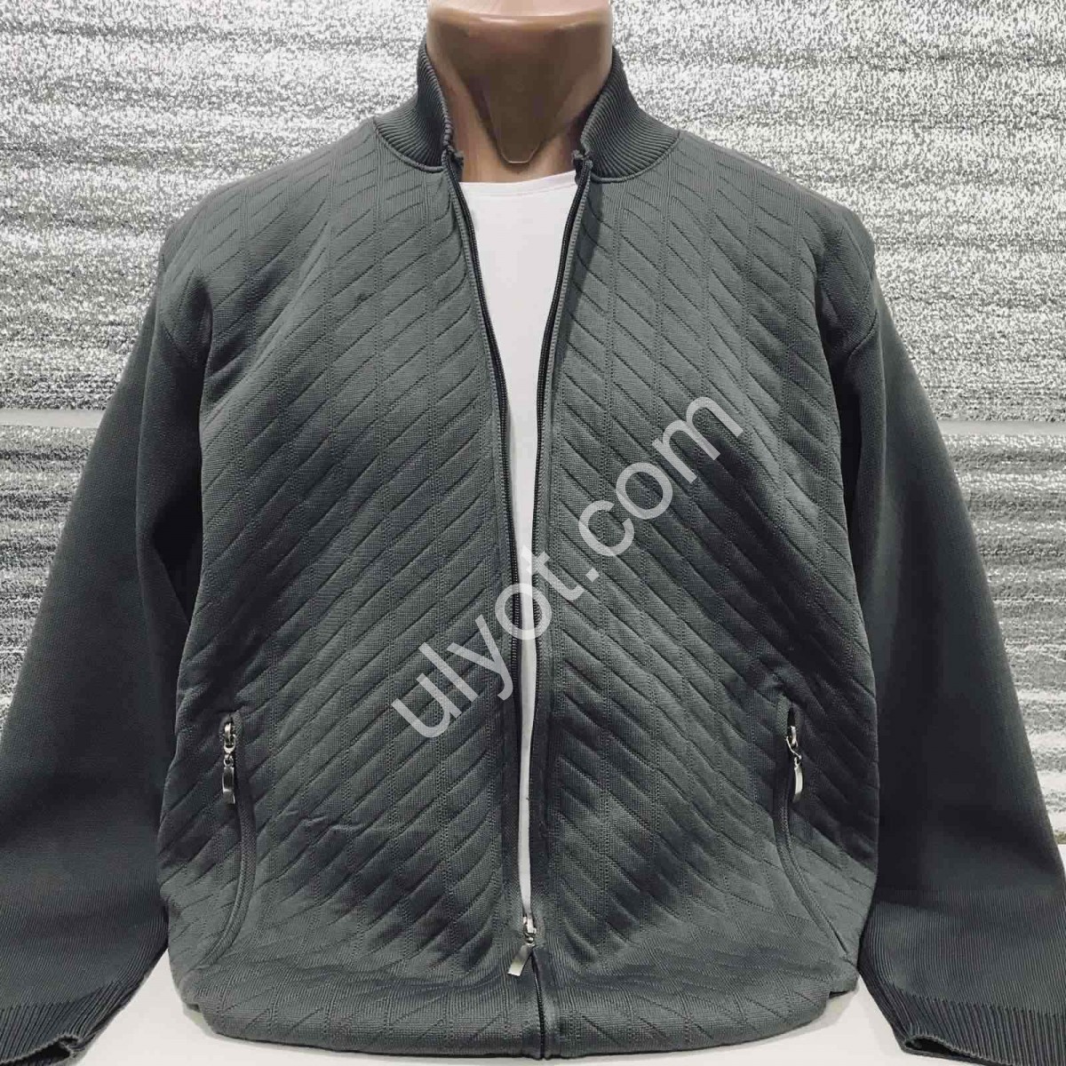 БОМБЕР EVS (L-2XL) СЕРЫЙ 3001