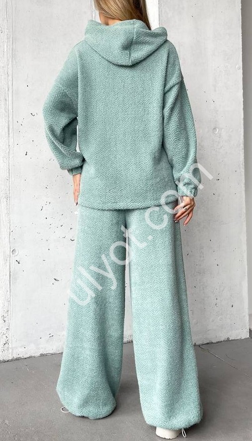 КОСТЮМ (42-48) АЛЬПАКА МЯТА 3122