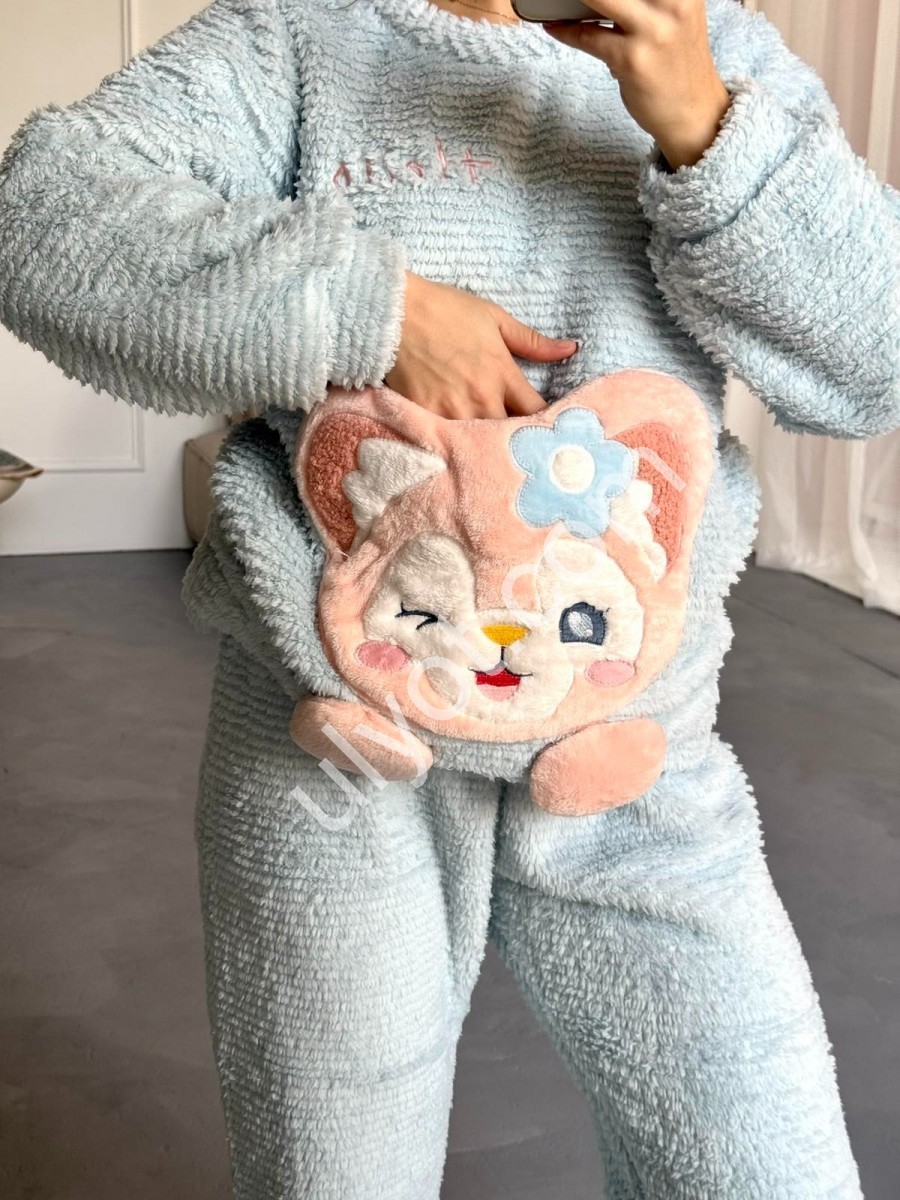 ПІЖАМА (42-48) МАХРА БЛАКИТНИЙ 843