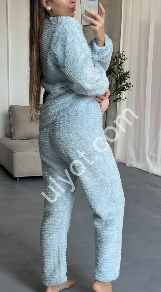 Фото 2 ПІЖАМА (42-48) МАХРА БЛАКИТНИЙ 843
