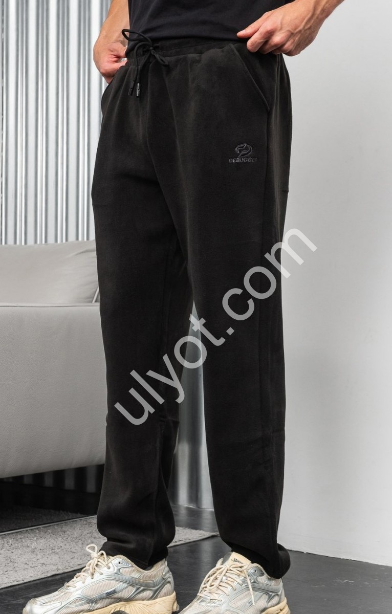 ШТАНИ JJF (L-4XL) ПЛЮШ ГРАФІТ 50140