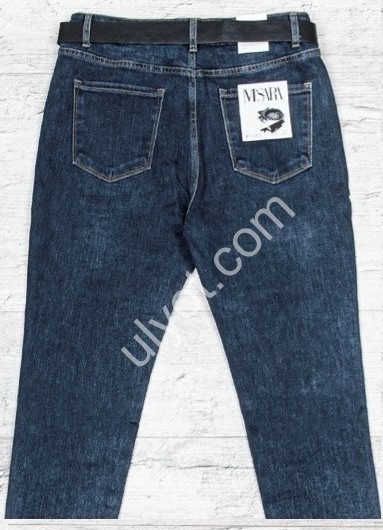 ДЖИНСЫ M.SARA (L-4XL) Т.СИНИЙ 1220-1