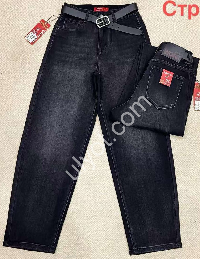 ДЖИНСЫ VANVER (25-30) ГРАФИТ F82092