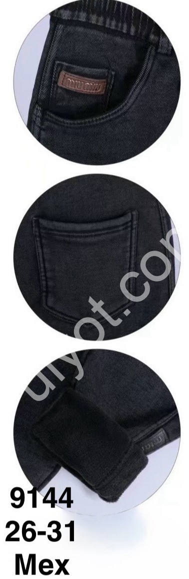 БРЮКИ (26-31) МЕХ МИКС 9144