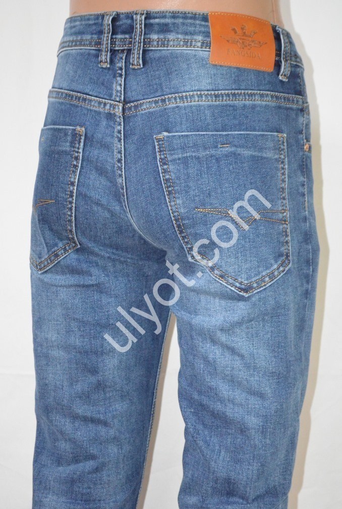 Фото 2 ДЖИНСИ FANGSIDA (28-34) Т.СИНІЙ 8659