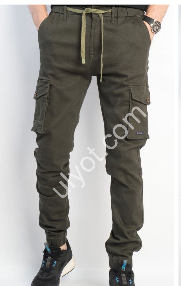 ДЖИНСИ RTROOSS (30-38) КАРГО ХАКІ 8080-2