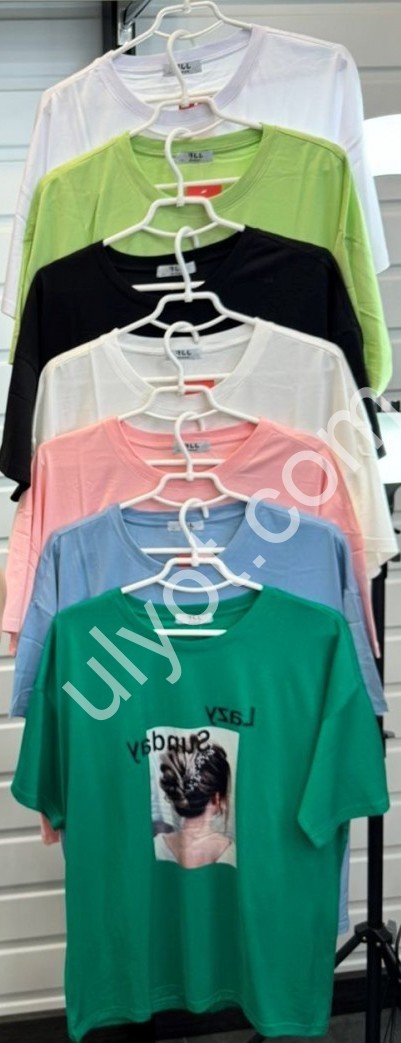 ФУТБОЛКА (OVER SIZE) МИКС 7003