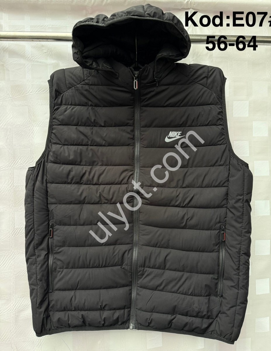 ЖИЛЕТКА N02 (56-64) ЧЕРНЫЙ E07