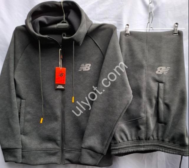 СПОРТ.КОСТЮМ NB02 (50-58) ФЛІС ПРЯМИЙ СІРИЙ