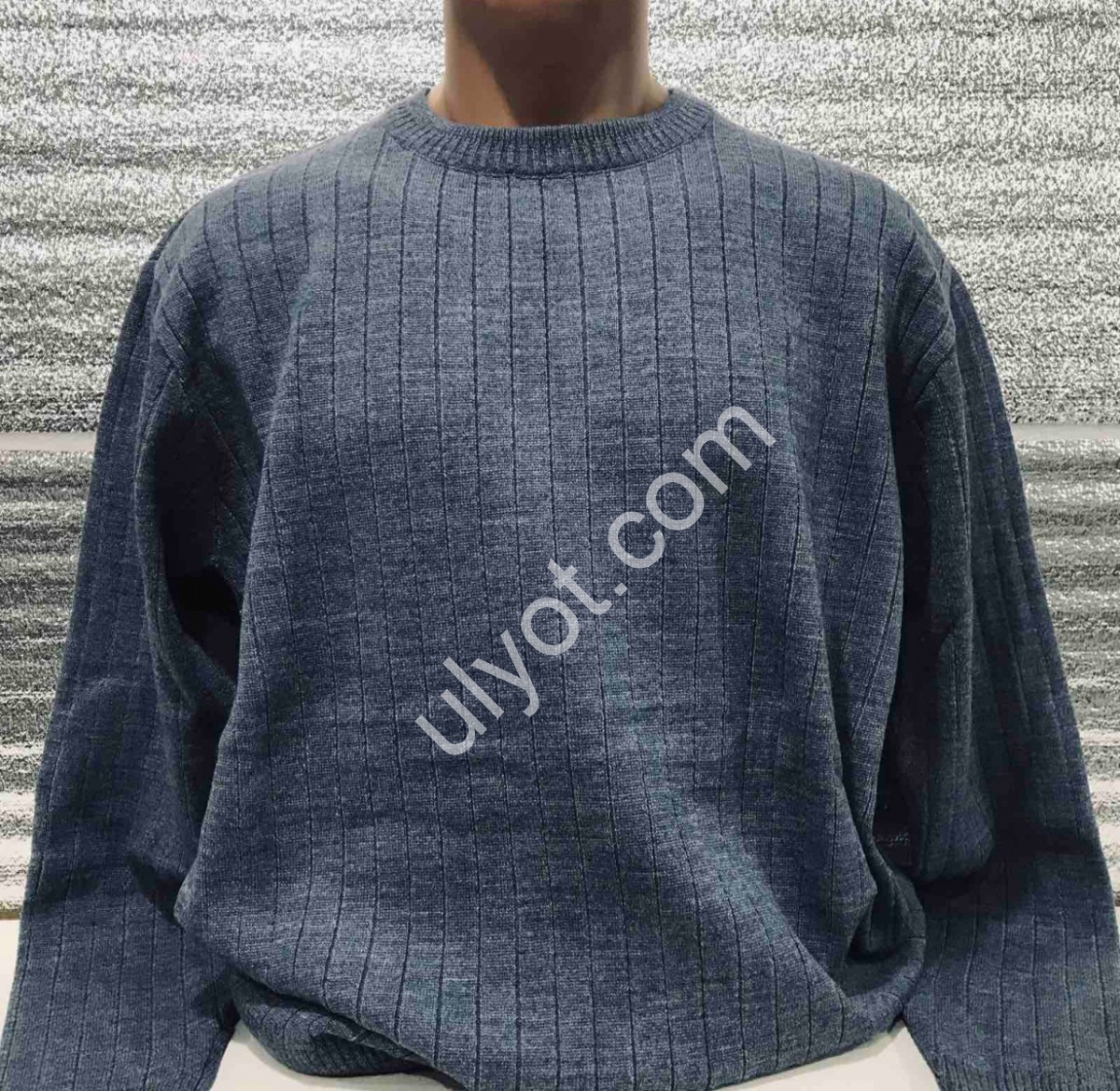 СВИТЕР DEVANTI (L-2XL) СИНИЙ 73531