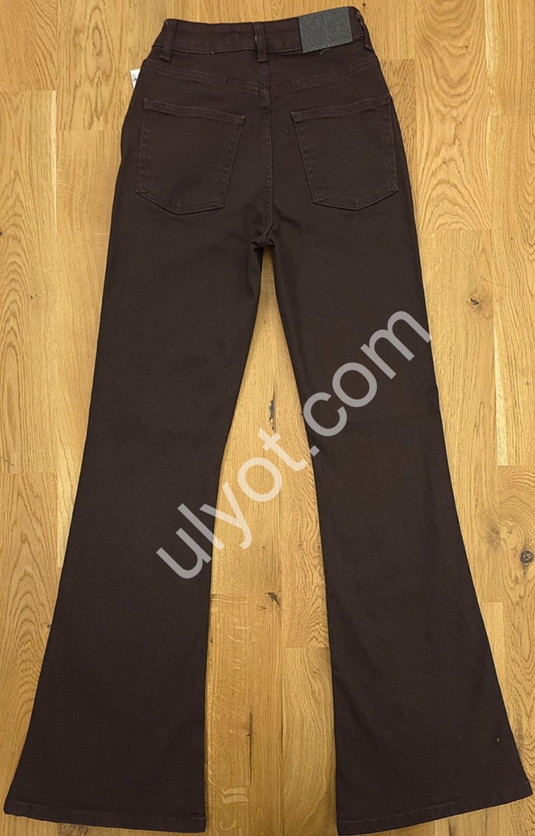 ДЖИНСЫ DK49 (34-42) ШОКОЛАД 1786