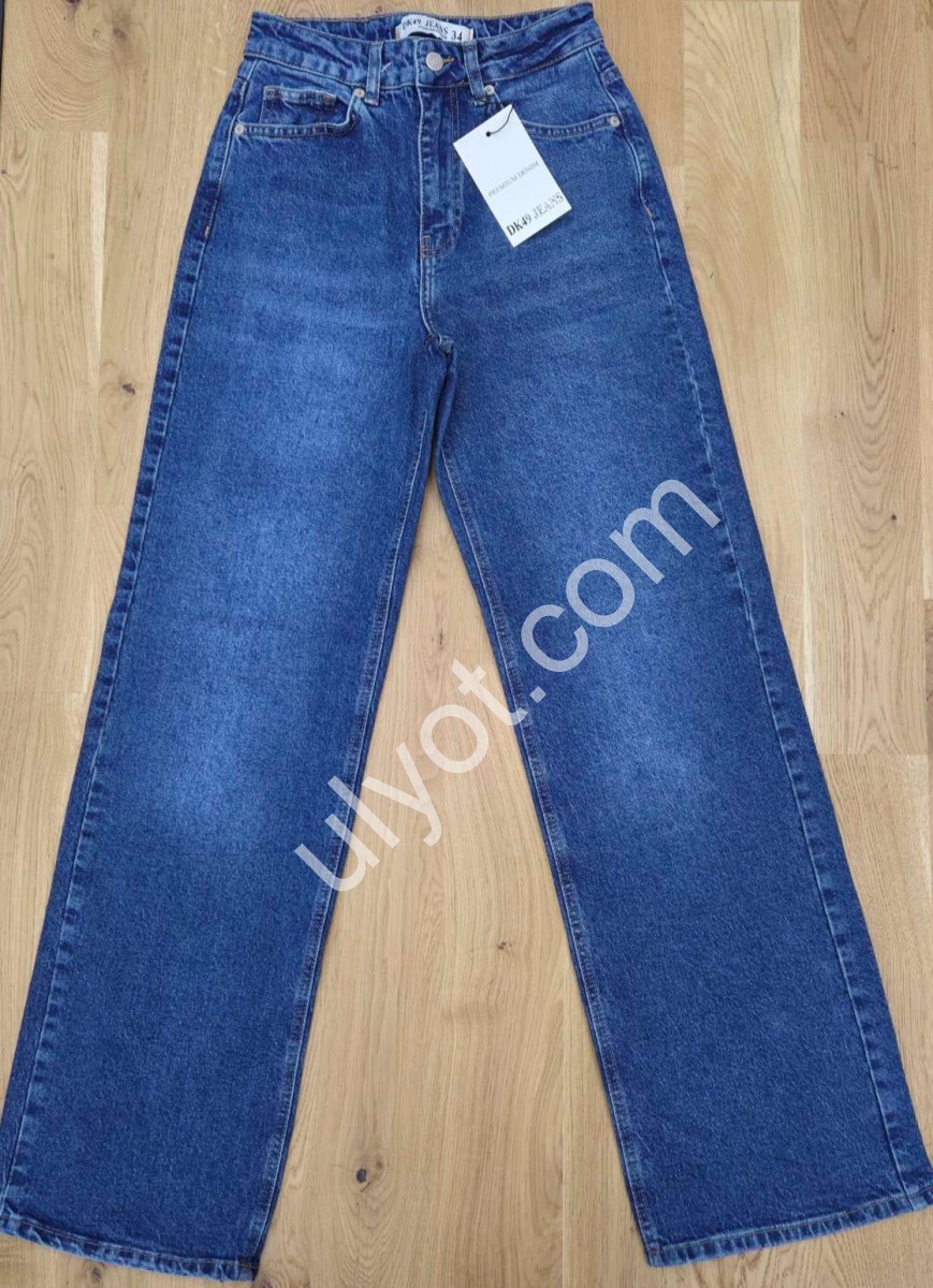 ДЖИНСЫ DK49 (34-42) Т.СИНИЙ 1722