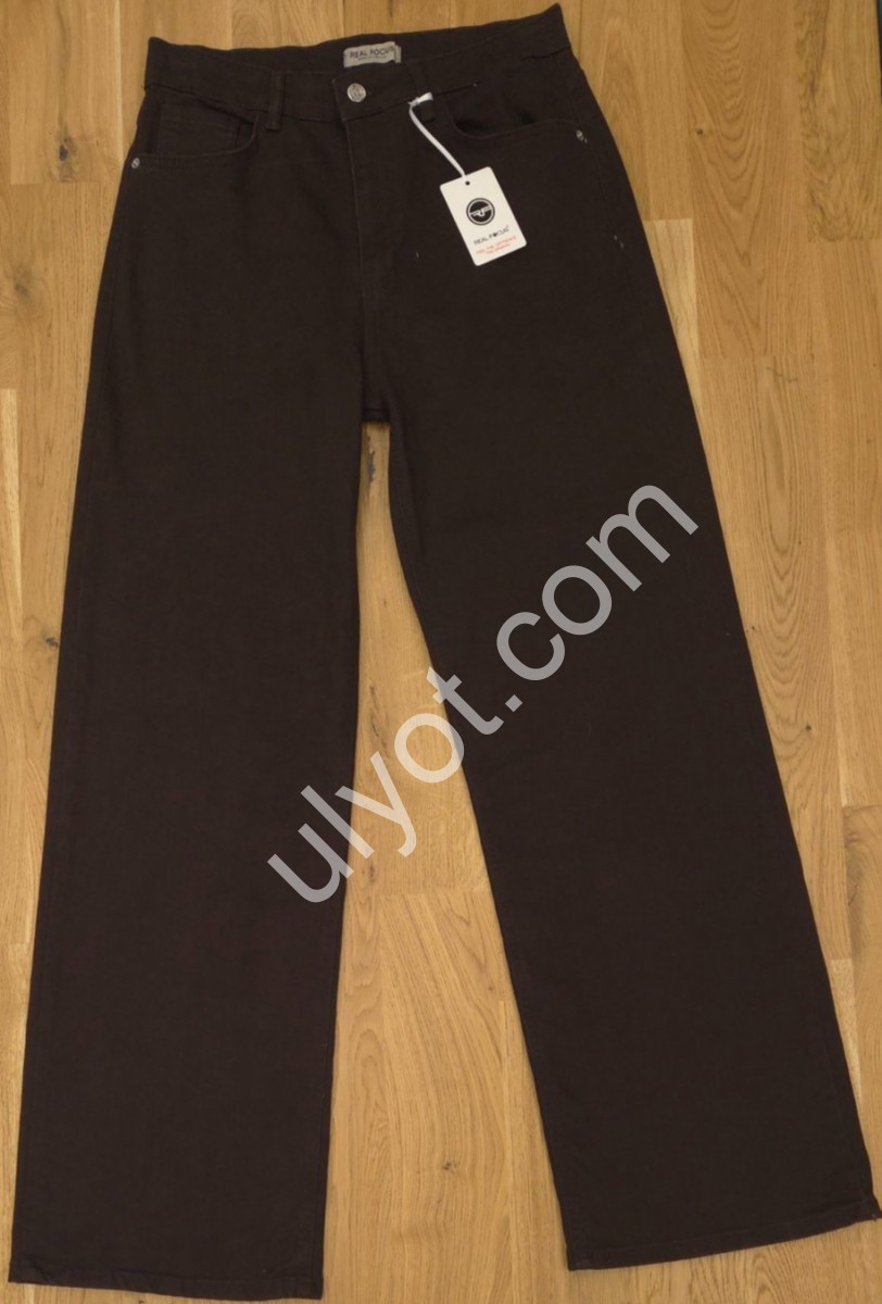 ДЖИНСЫ REAL FOCUS (30-36) ШОКОЛАД 1773