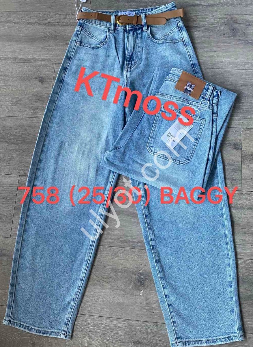 ДЖИНСИ KT.MOSS (25-30) Т.СИНІЙ 758