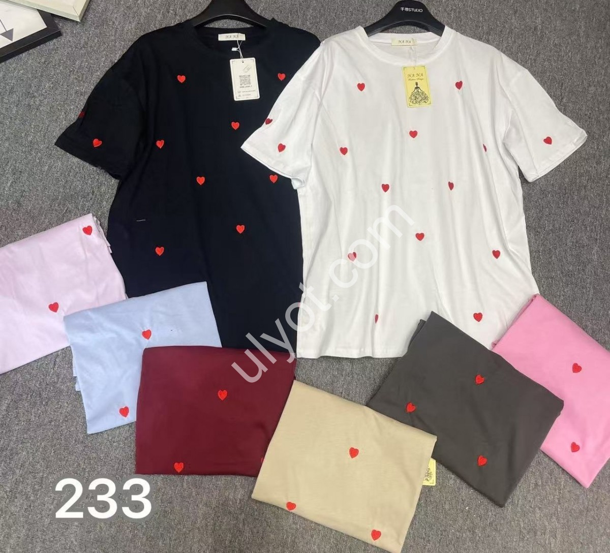 ФУТБОЛКА (OVER SIZE) МИКС 233