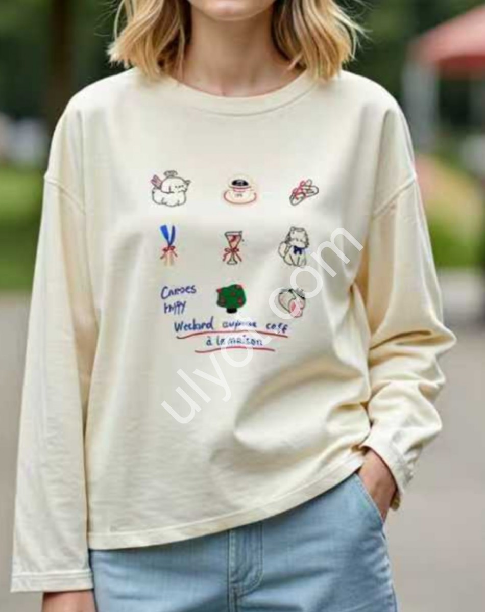 ЛОНГСЛІВ (OVER SIZE) МІКС T1788