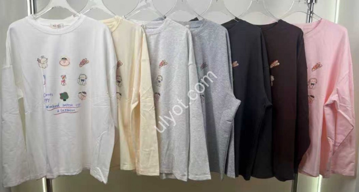 ЛОНГСЛІВ (OVER SIZE) МІКС T1788