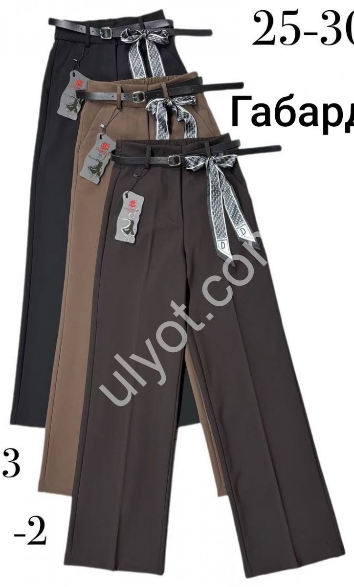 БРЮКИ ( 25-30) ЧЕРНЫЙ 2058/1