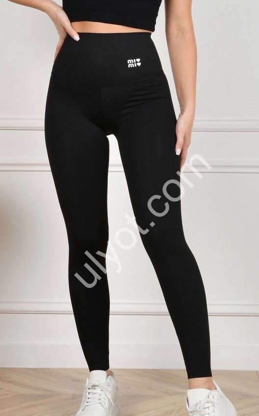 ЛЕГГИНСЫ (M-2XL) ЧЕРНЫЙ 2813