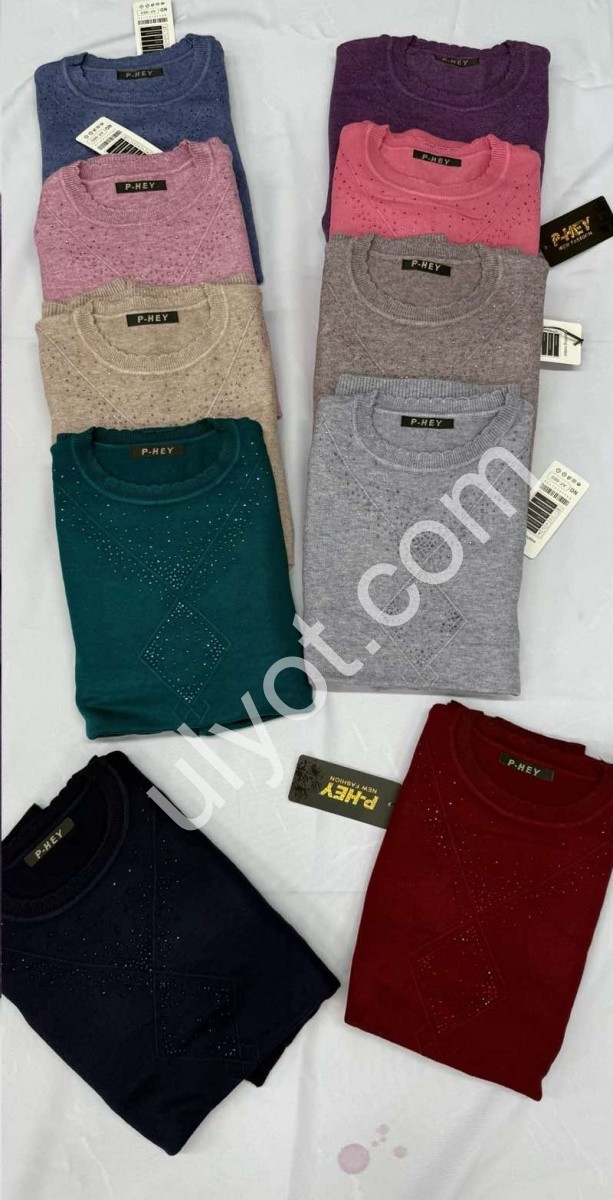 СВІТЕР (ONE SIZE 52-58) МІКС AF-960